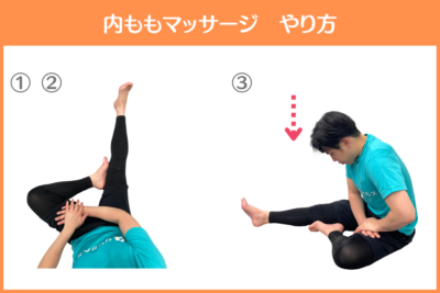 内ももマッサージ